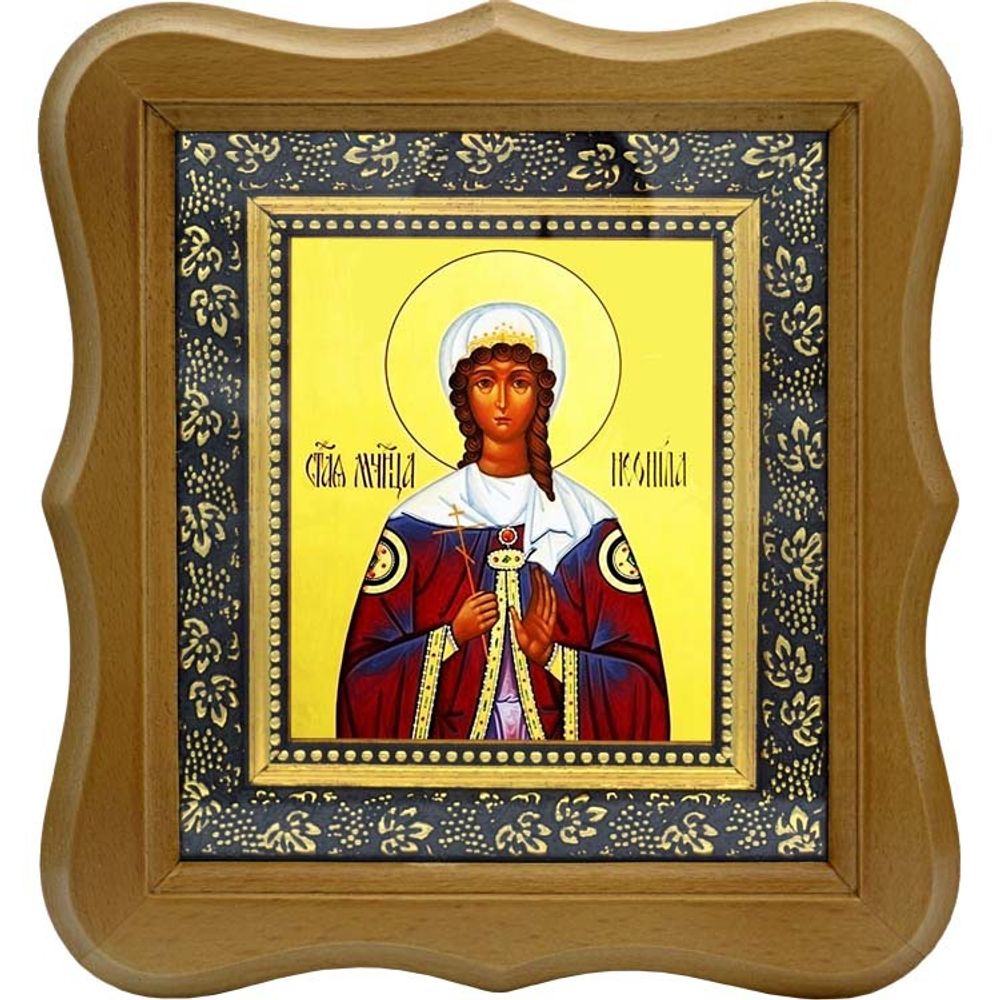 Неонилла Сирийская Святая мученица. Икона на холсте.