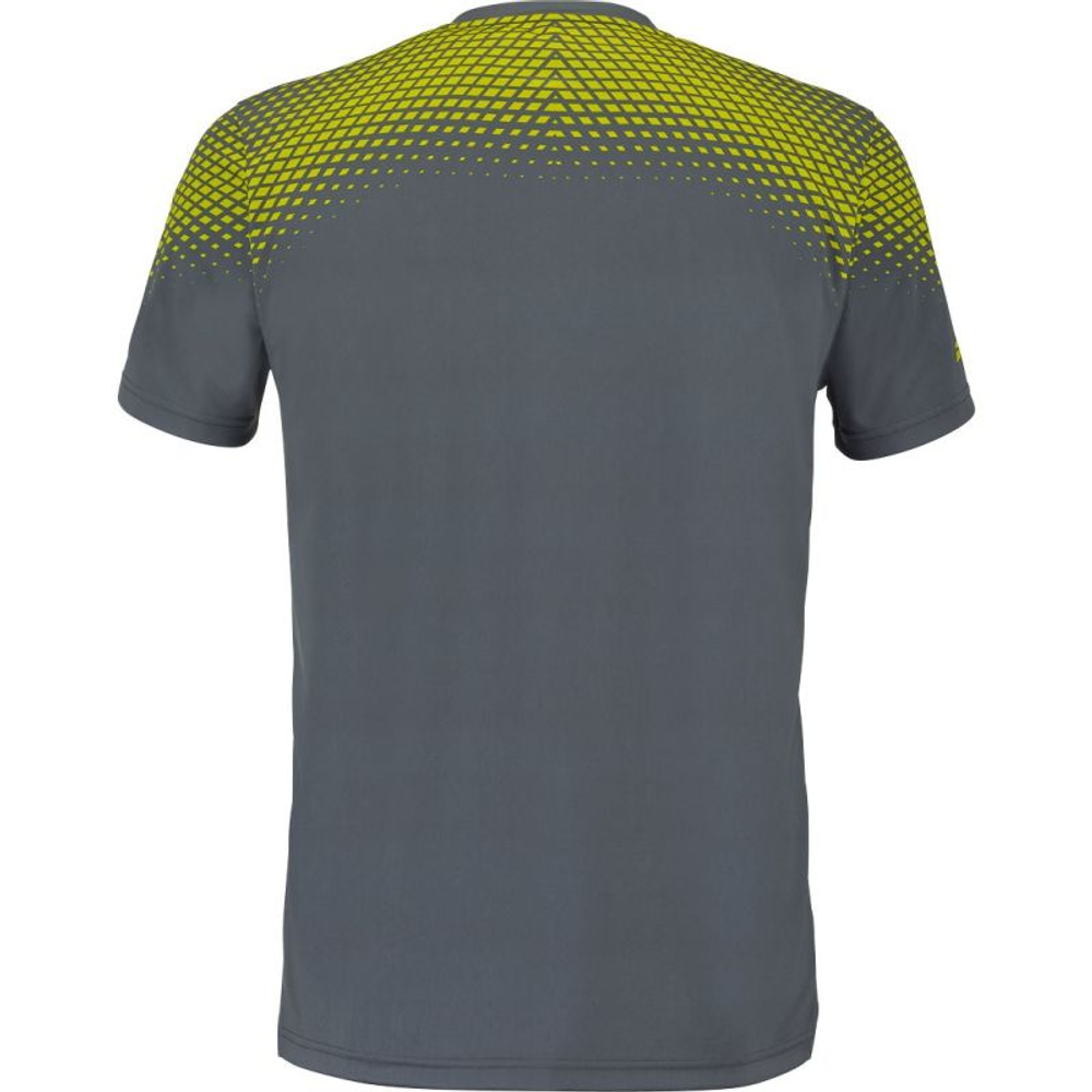 Мужская теннисная футболка Babolat Aero Crew Neck Tee - grey/aero