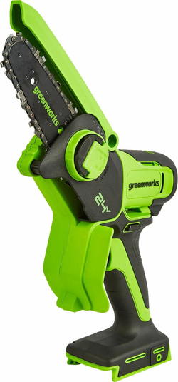 Цепная пила аккумуляторная GREENWORKS G24MCS10 24В,10см,1/4-1.1-28 без АКБ и ЗУ (2008207)