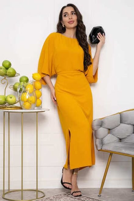 Платье Фернанда (горчица) П13621-41М LT Collection