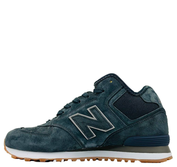 Кроссовки New Balance 574 High "Dark Blue" с мехом