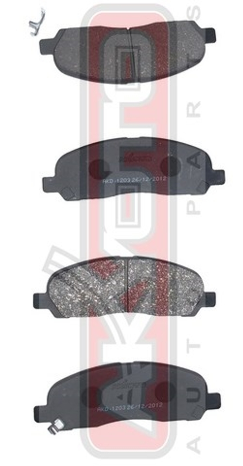 Колодки тормозные дисковые передние AKYOTO AKD1203