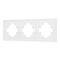 Рамка пластиковая FRM-TENDO-PL-3-WH Arlight 053843