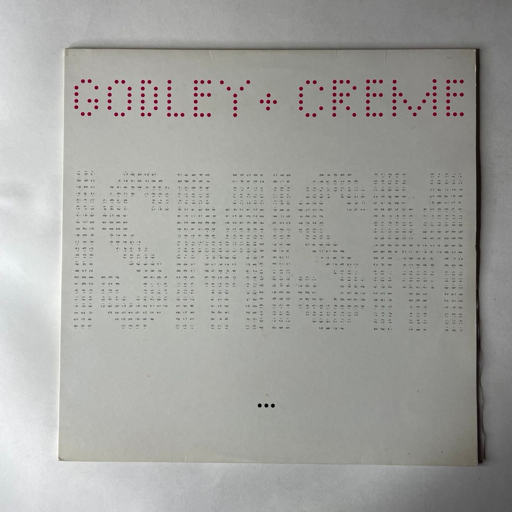 Винтажная виниловая пластинка LP Godley Creme Ismism (Япония 1981) (Без Оби)