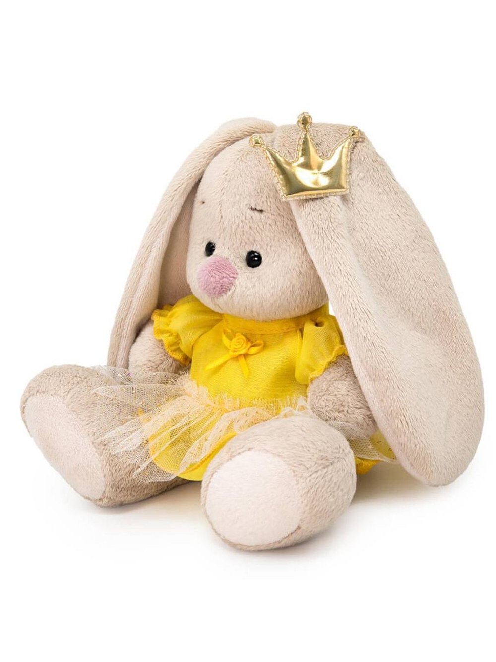 Мягкая игрушка Зайка Ми Принцесса золотой звездочки (малыш) 15 см