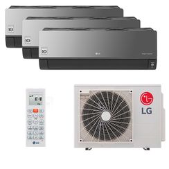 Мультисплит система на 3 комнаты LG AC09BK.NSJR x 3 / MU3R19.U21