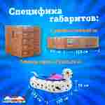 Лодка-аттракцион «Собачка», взрослая, на часовом механизме, 172×120×36 см