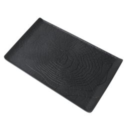 Блюдо прямоугольное 33,5*20,5 см с бортами Side Up2 Black Raw Wood P.L. Proff Cuisine [2]