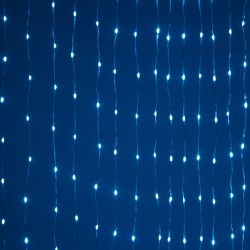 Светодиодная новогодняя гирлянда ЭРА ERASG -02 умная занавес RGB 2*2 м управление через мобильное приложение | Гирлянды