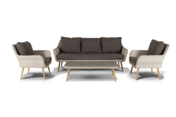 "Прованс" лаунж-зона плетеная из искусственного ротанга, цвет бежевый