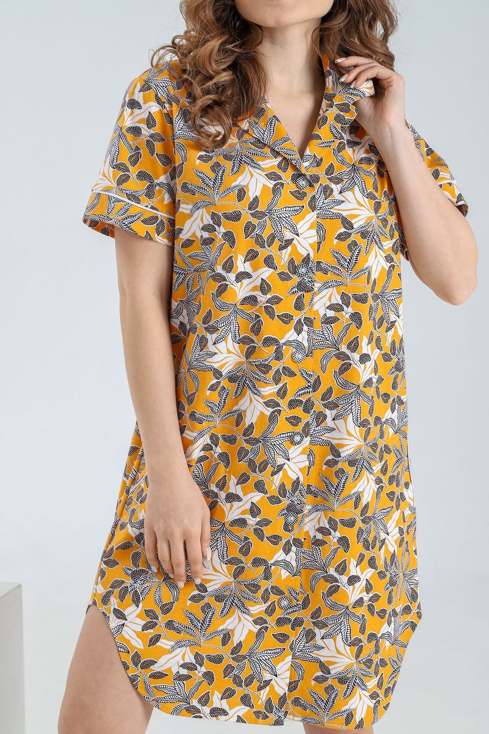 Халат Ирис-4 Виотекс ГОРЧИЧНЫЙ