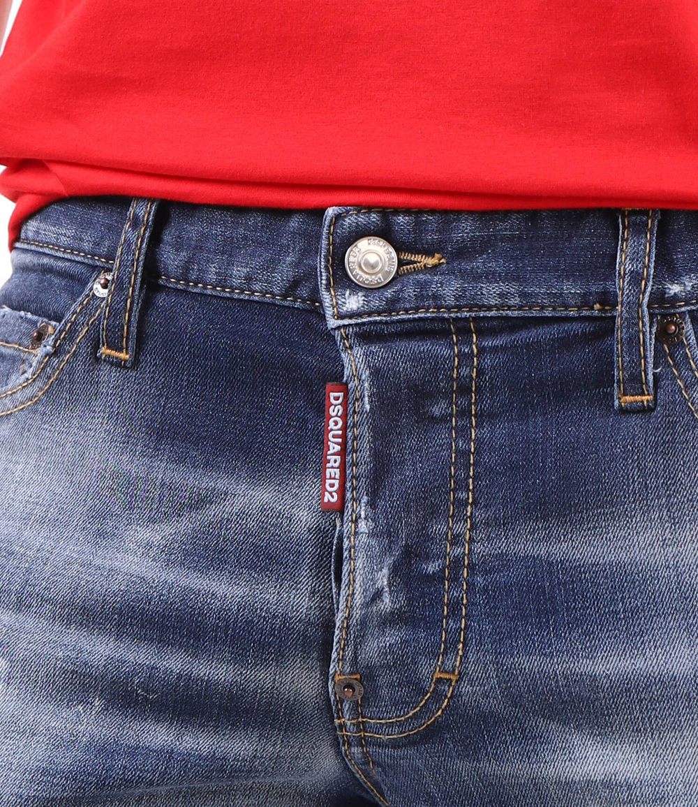 Джинсы Stapled Dsquared2 - темно-синий(S74LB1256 S30664)