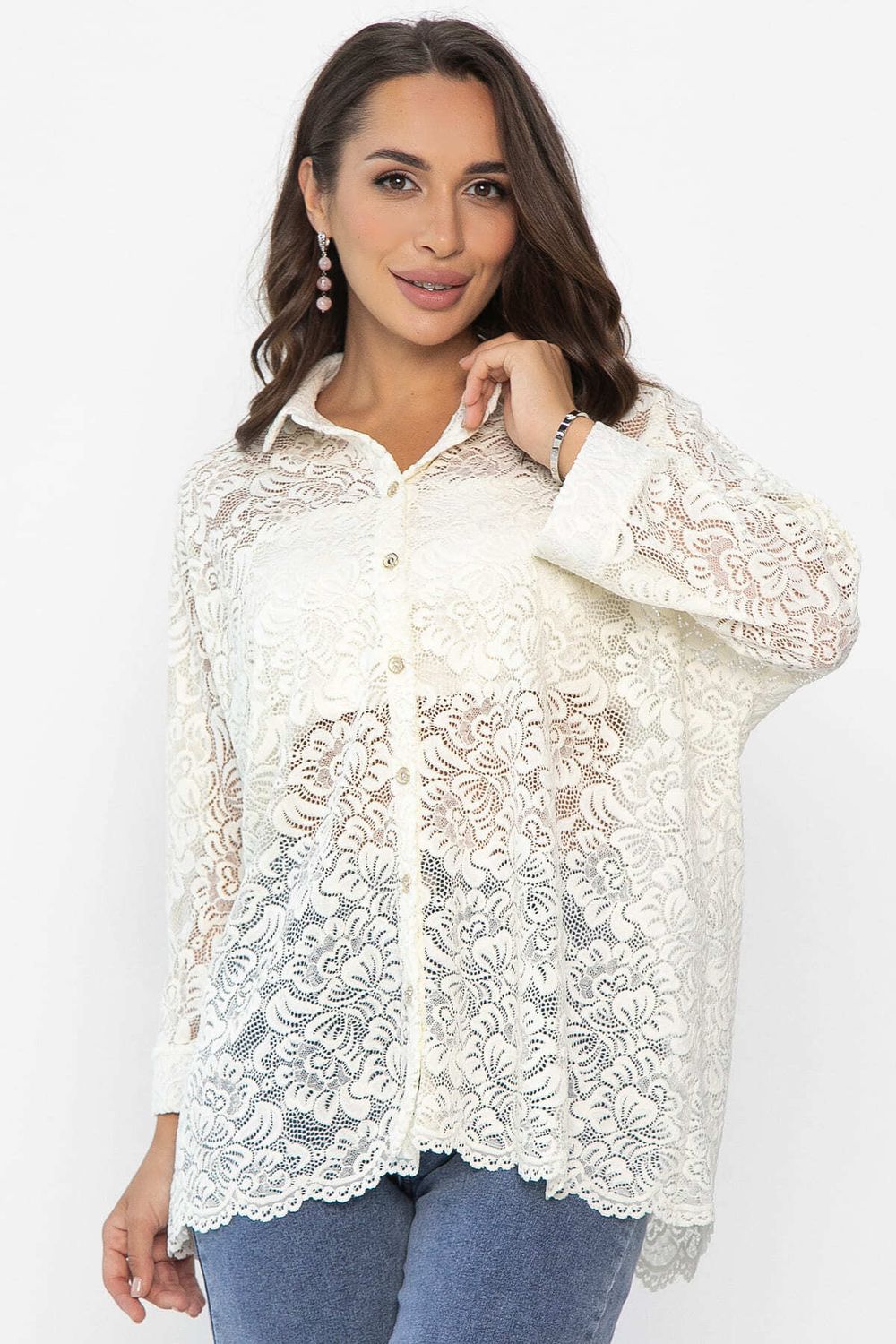 Рубашка Маринара НЬЮ (молочная) Б14048-10М LT Collection