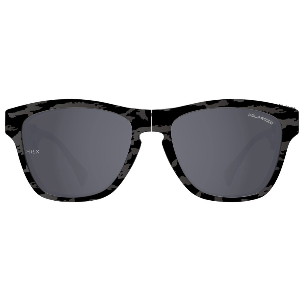 Спортивные очки HILX Unfold Matt Camo Black / Black Polarized Lens