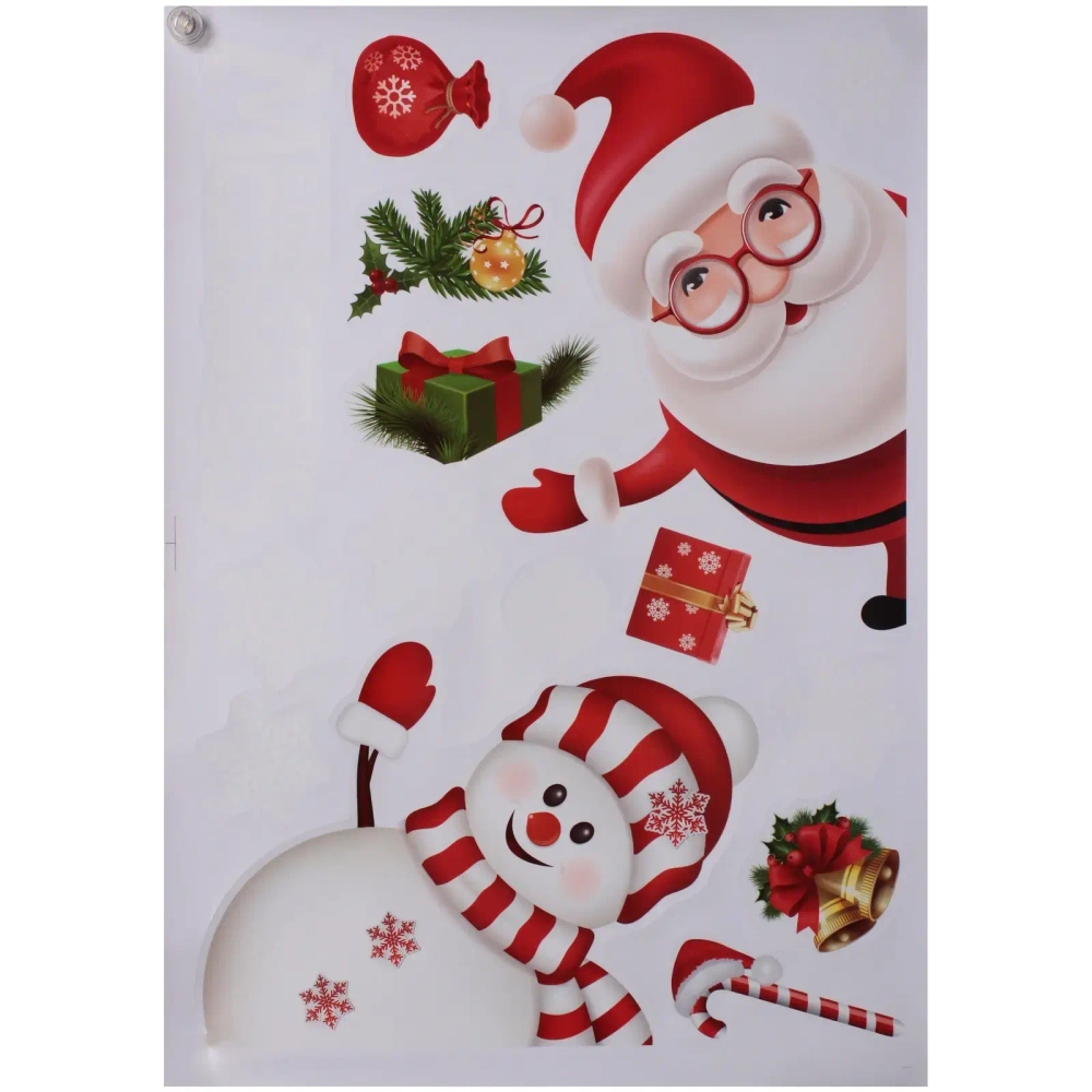 Наклейка на стекло «Новый год!» 50*35 см (диаметр рулона 4 см)