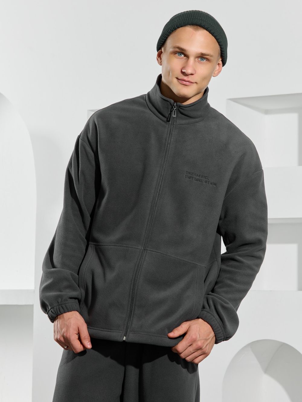 Толстовка мужская Алтай-1 Виотекс ГРАФИТОВЫЙ