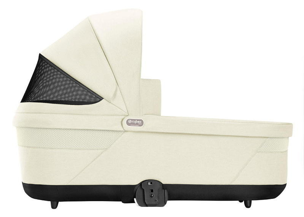 Коляска Cybex Talos S Lux TPE complete Aton B2 Bay Blue 3 в 1 Seashell Beige с дождевиками