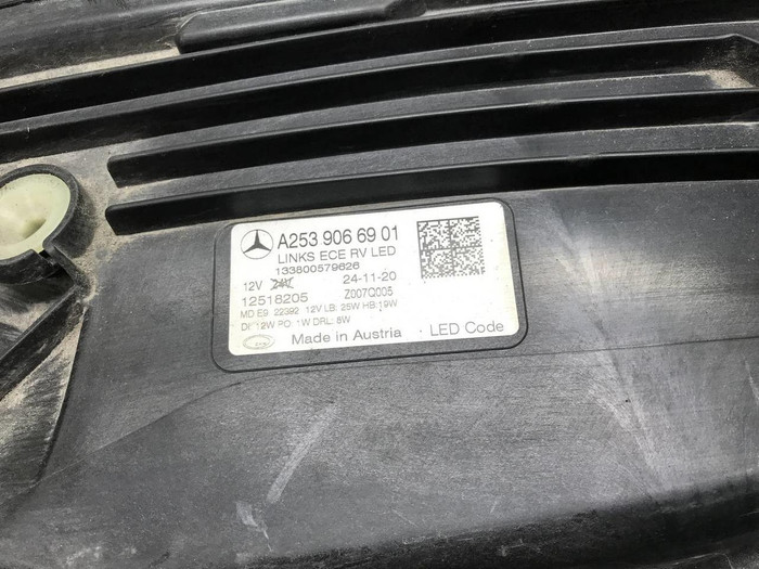 Фара левая Mercedes GLC X253 (2019-2022) LED