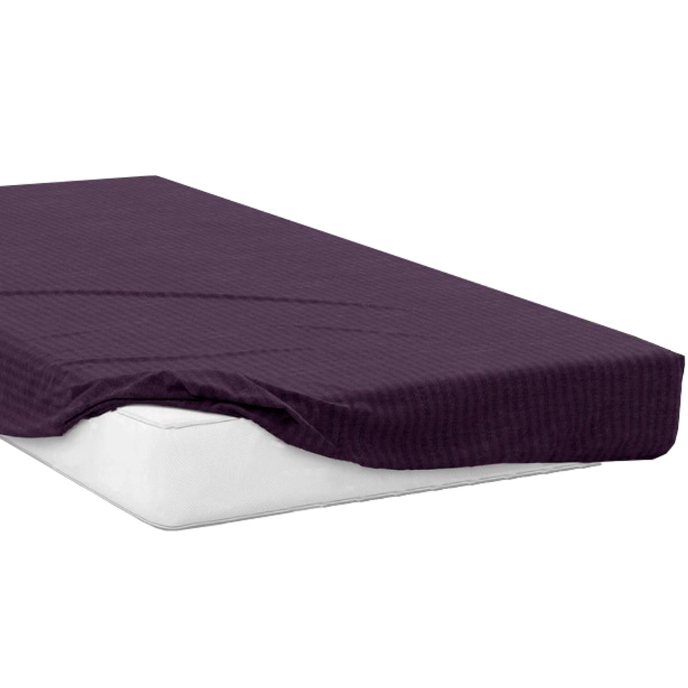 Простыня на резинке 200*160*25 DARK NIGHT, сатин