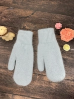 Варежки зимние теплые пушистые ангора