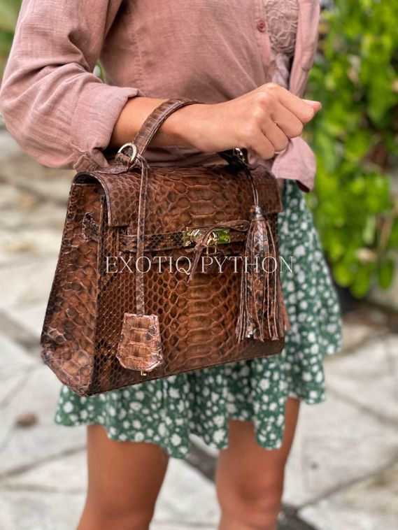 Сумка из кожи питона BG-473