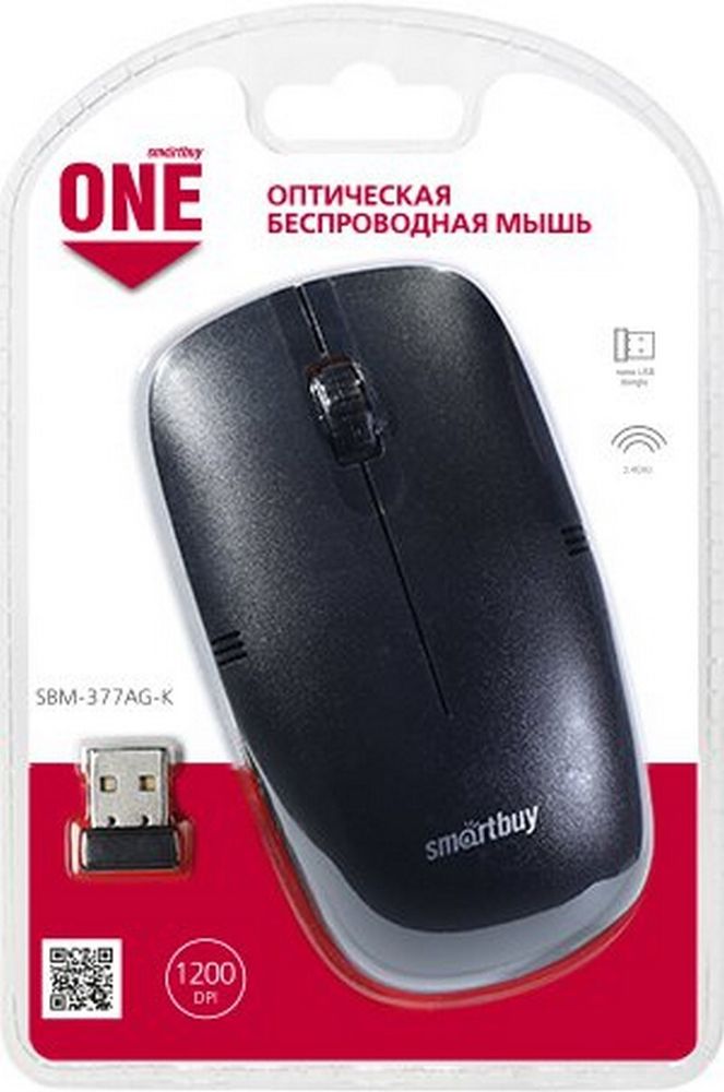 Мышь беспроводная Smartbuy ONE 377 черная