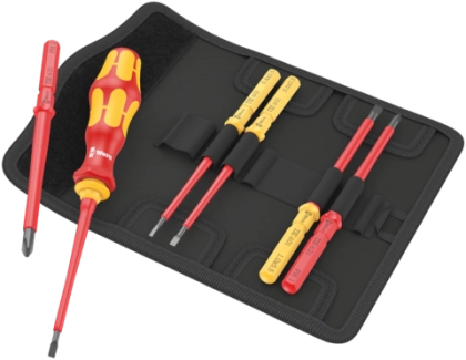 Набор отвёрток Kraftform Kompakt VDE 7 Universal 1 Tool Finder Wera 05006600001