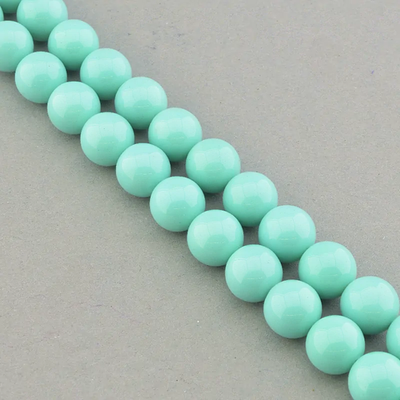 Нитка Майорка 40 см. 12 мм. (Без замка) - Голубая