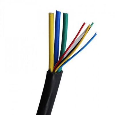 Провод кабель на мотор колесо на метраж S сечение 3x3.0мм2 + 6x0.2мм2 общий D 7.5мм