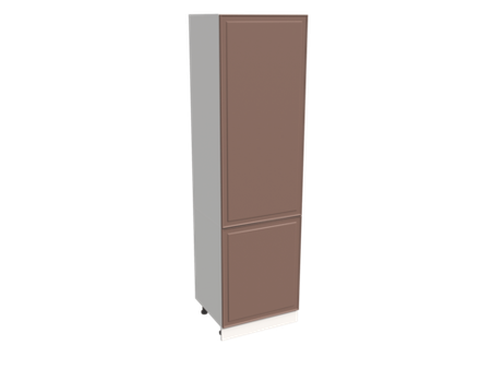 Кухня Модуль ШПХВ 600 Белый / Пудрово-розовый