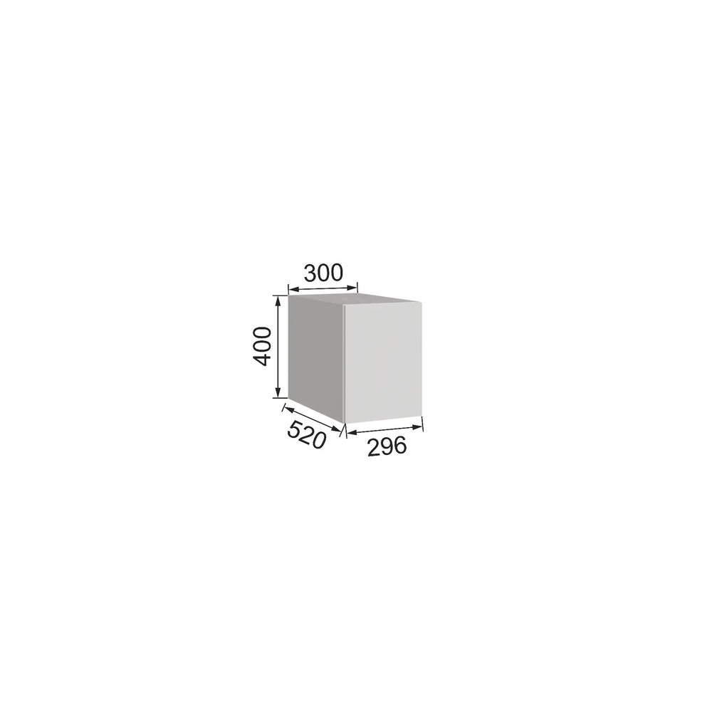 Антресоль Альта 0.3 (400) без планки