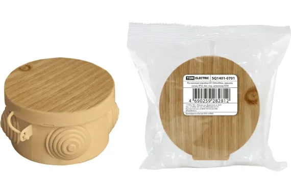 Коробка TDM d65*40 о/п IP54 сосна 27397