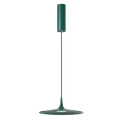 7037/12L HIGHTECH ODL25 000 темно-зеленый/металл/акрил Подвесной светильник IP20 LED 12W 3000K AC90-260V SOMBRA