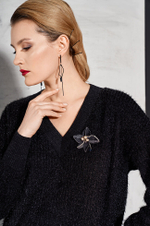 22551 Джемпер женский (черный)