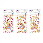 Наклейки-стразы Alingar, акриловые, "Павлин", европодвес