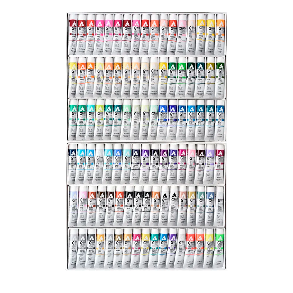Акриловая гуашь Holbein Acrylic Gouache 20 мл набор из 102 цвета