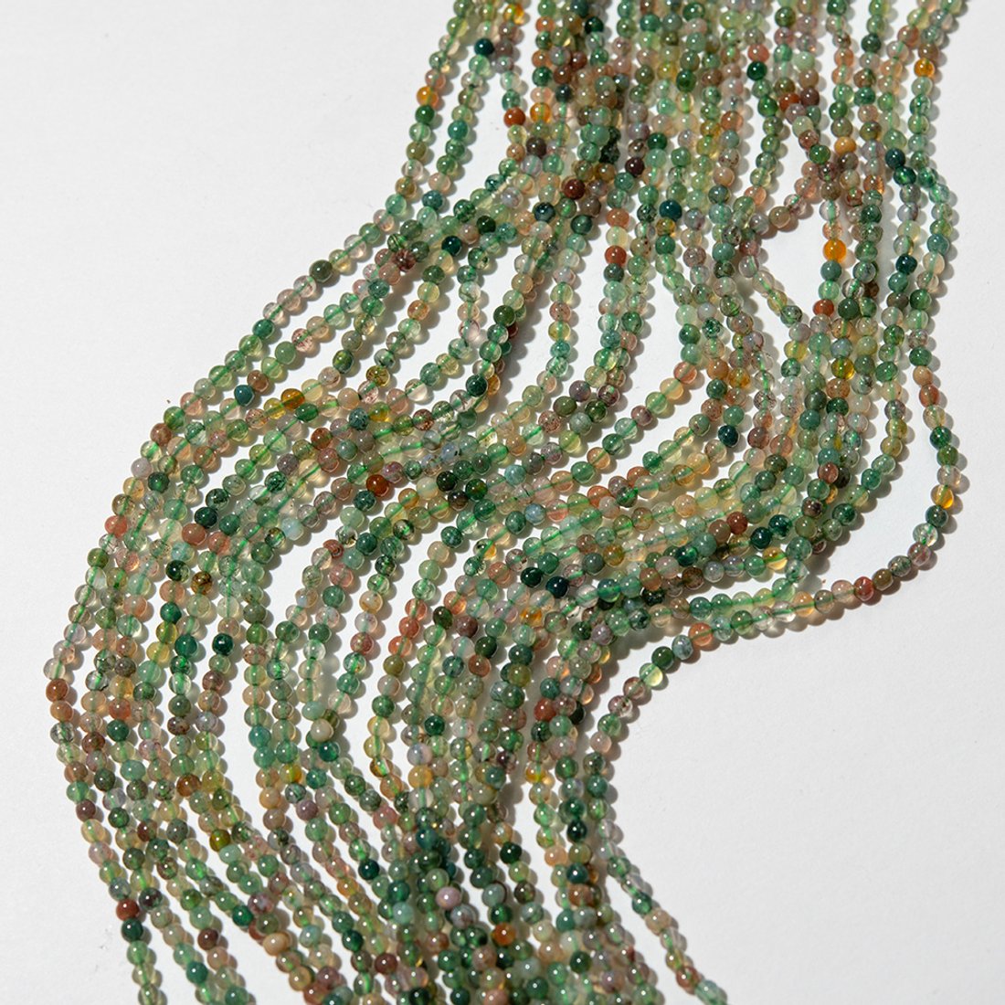 Моховой агат (халцедон) натуральный, шар 2мм