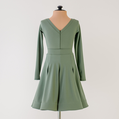 Standart 4-01-05-C | Рейтинговое платье годе для спортивных бальных танцев | Vasileva Dance