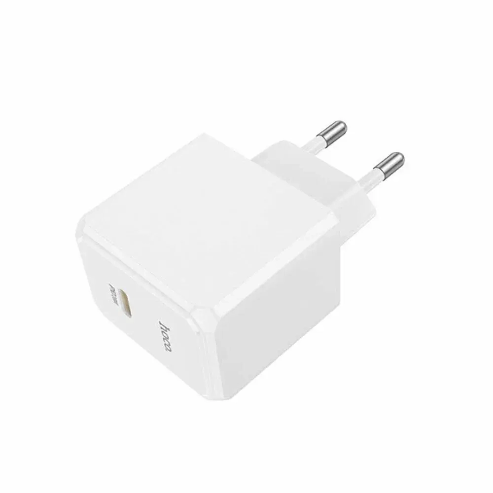 Сетевая зарядка с поддержкой быстрой зарядки PD 3А 20Вт USB-C HOCO CS13A белый