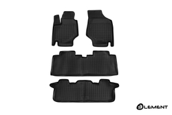 Коврики Standard, в салон HYUNDAI Trajet 1999-2008, МКПП, 4 шт. (полиуретан, чёрные) Element.NLC.20.13.230