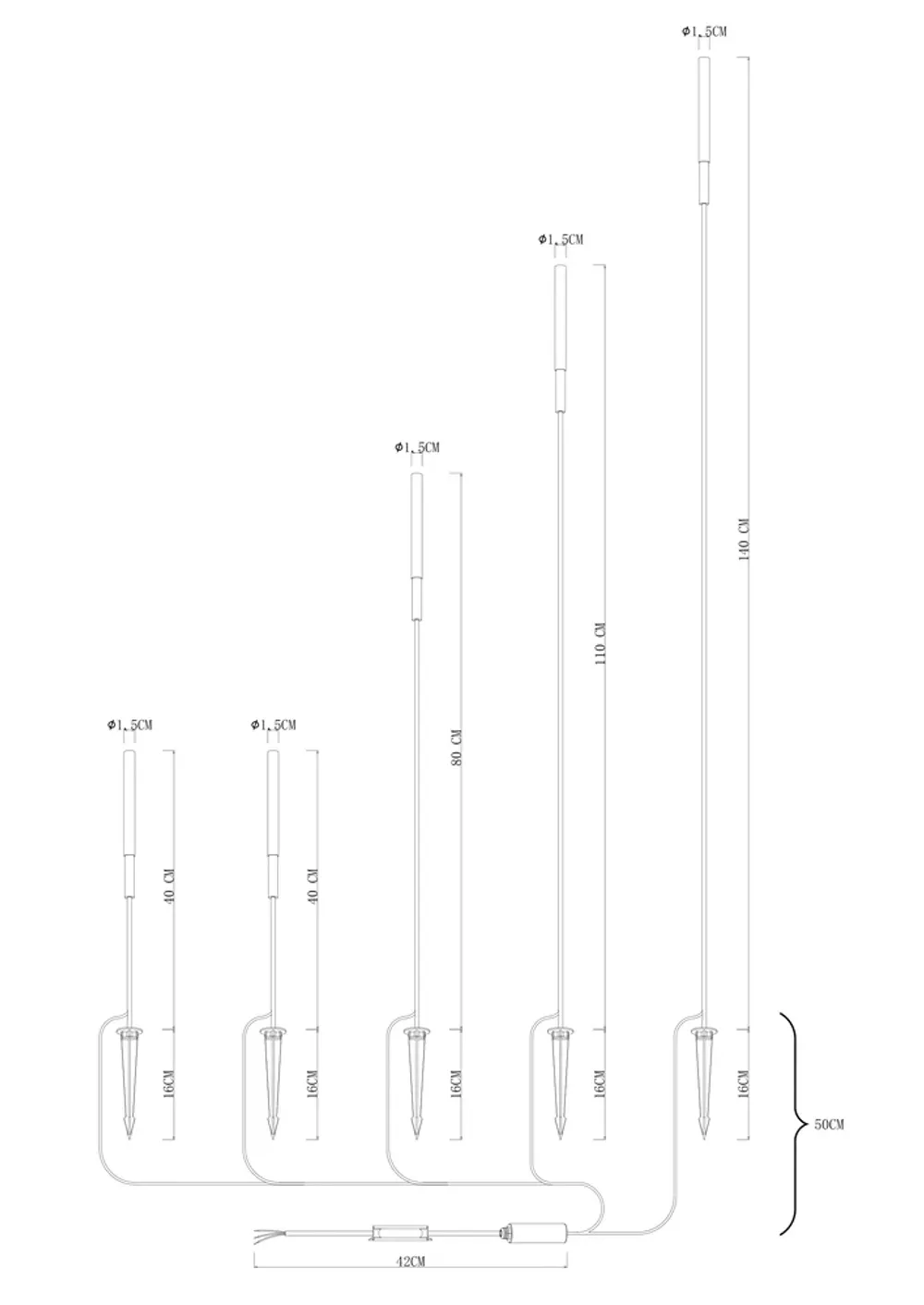 Грунтовый светильник Arte Lamp MUSTER