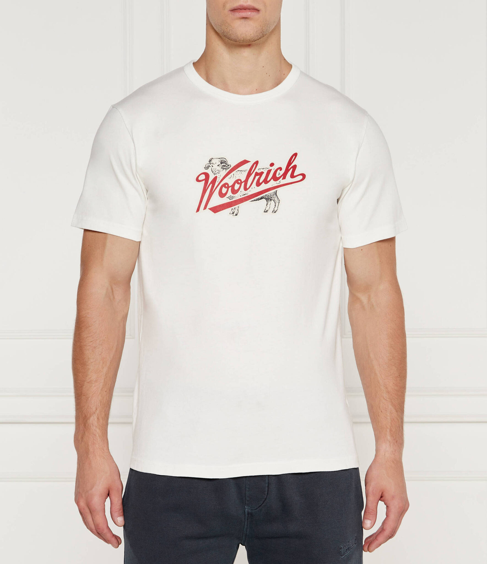 Футболка Woolrich - белый(CFWOTE0138MRUT3385)
