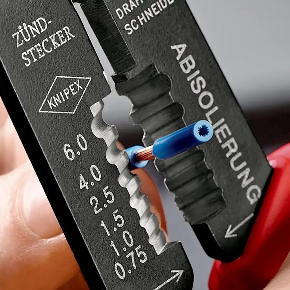 Клещи зажимные для опрессовки чёрное лакирование 240 мм Knipex 97 22 240 SB