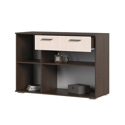 К-4 Комод 1 ящик и 3 створки Венге / Дуб белфорт