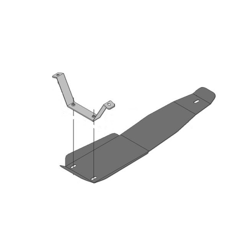 Защита редуктора заднего моста (сталь 2 мм) для Subaru Forester II (SG) 2002-2008 (V - 2.0; 2.5) Alfeco.ALF2215st