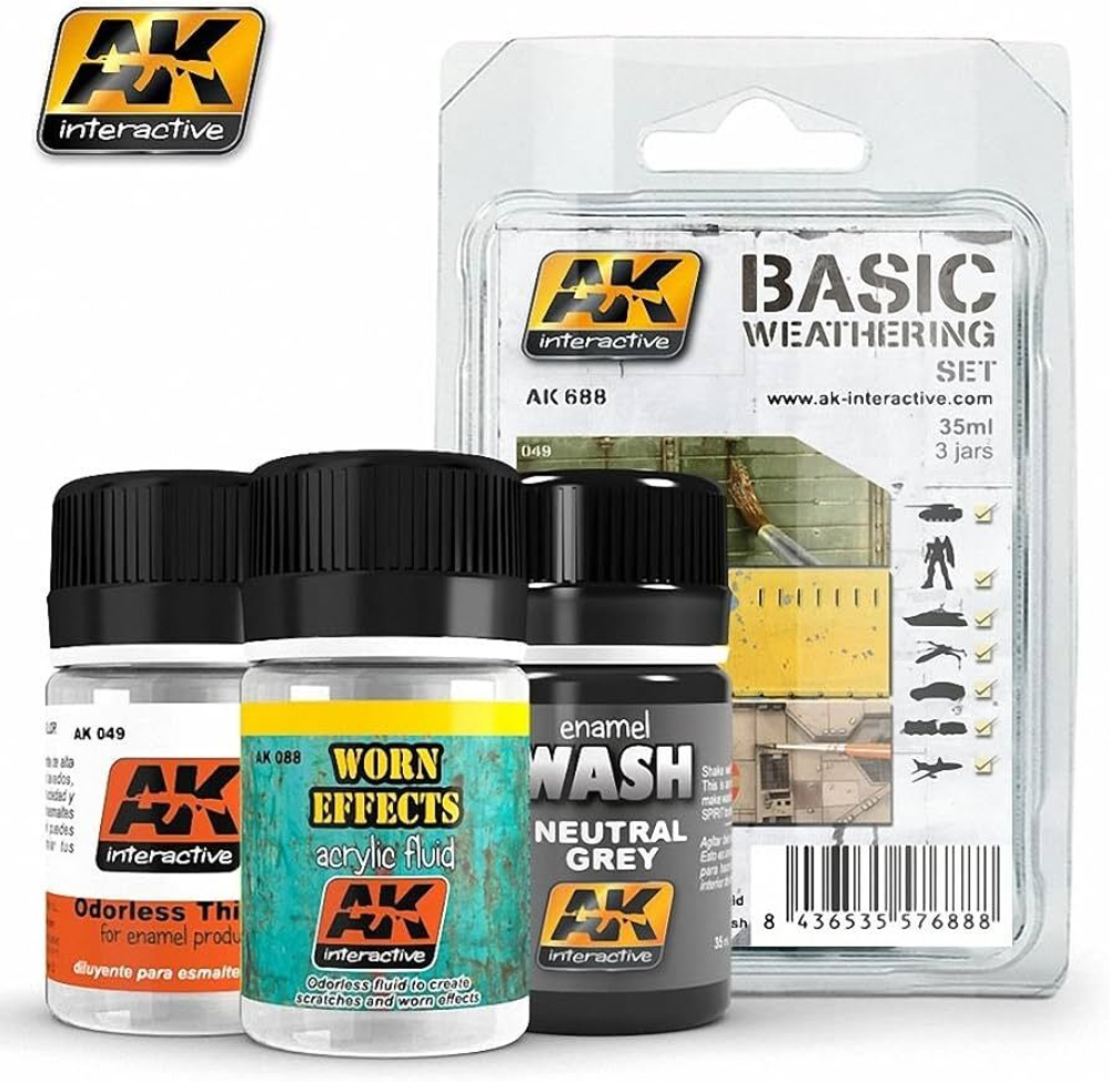 Набор красок AK interactive Basic Weathering Set