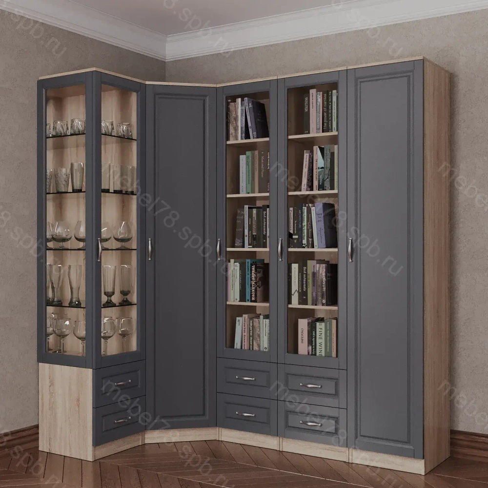 Угловой шкаф 14 (мадес)