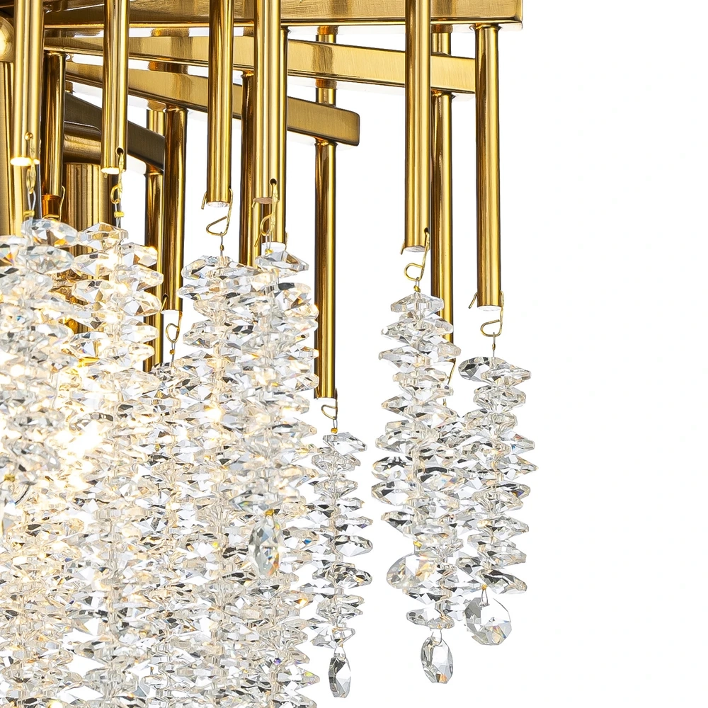 Подвесная люстра Indigo CAPPELLA 12052/6P Gold V000602