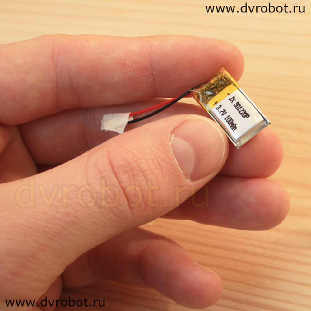 Аккумулятор Li-Po 3.7В-100мА/501220