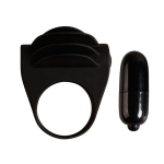 Рифленое эрекционное кольцо 3,3см с вибрацией Baile Pretty Love Chester BI-210137